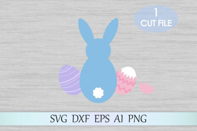 Easter bunny SVG, DXF, EPS, AI, PNG, PDF, JPEG