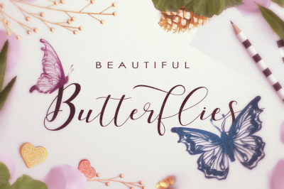Beautiful Butterflies collection