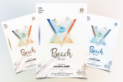 Beach Party - PSD Flyer Template V.3