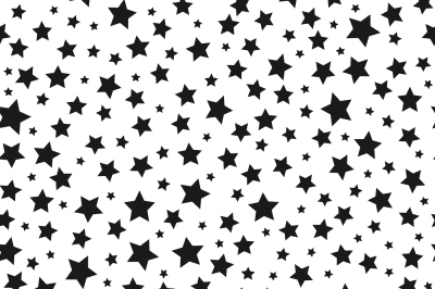 Space stars vector seamless background