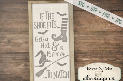 If the Shoe Fits Witch SVG