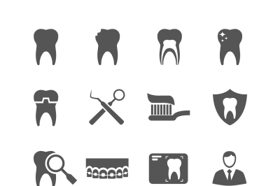 Dental vector icons