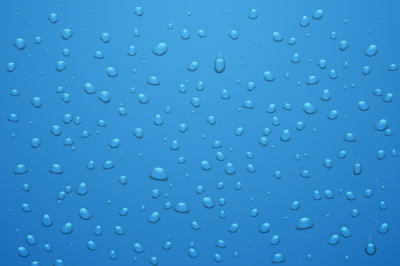 Water drops vector abstract background