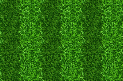 Striped green grass field seamless vector texture