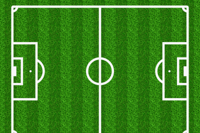 European football, soccer vector field