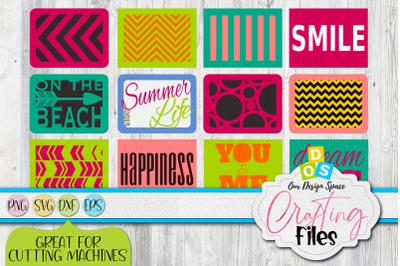 SVG, DXF,PNG and EPS of 4x3 Cards for scrapbooking