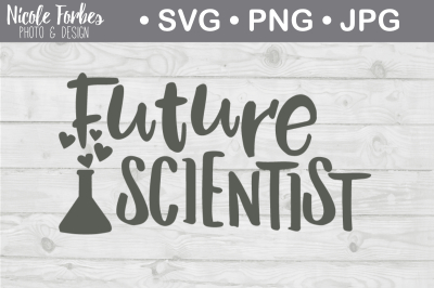 Future Scientist SVG Cut File