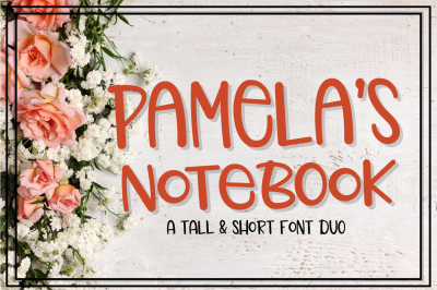 Pamela's Notebook - Font Duo