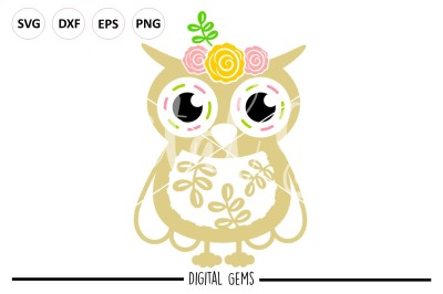 Owl SVG / DXF / EPS / PNG files