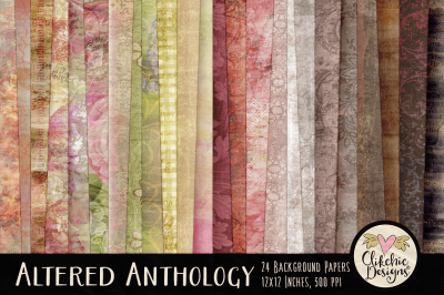 Altered Anthology Background Texture Paper Pack
