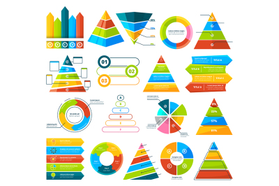 Big vector collection of infographic elements