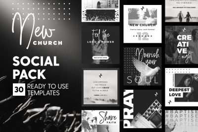New Church - Social Pack