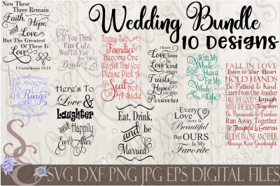 Wedding SVG Bundle 