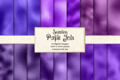 Purple Foil Digital Paper