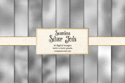 Silver Foil Digital Paper