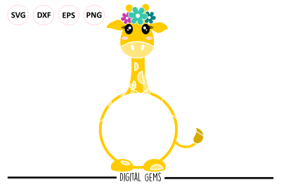 Giraffe SVG / DXF / EPS / PNG files