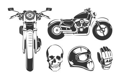 Motorcycle Mockup Psd