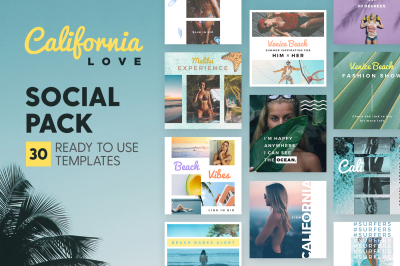 California Love - Social Pack