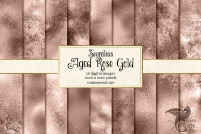 Aged Rose Gold Digital Paper