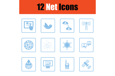 Communication icon set