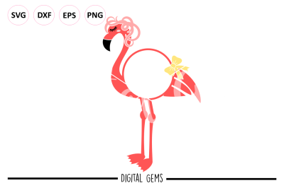 Flamingo SVG / DXF / EPS / PNG files