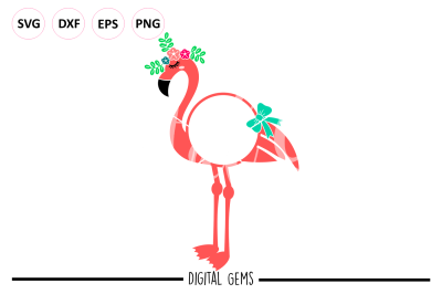 Flamingo SVG / DXF / EPS / PNG files