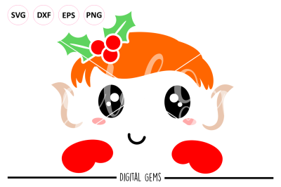 Elf SVG / DXF / EPS / PNG files