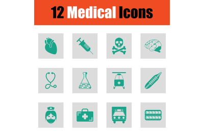 Medical icon set