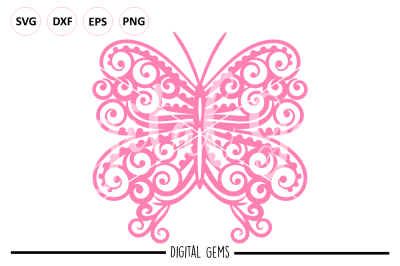 Butterfly SVG &2F; DXF &2F; EPS &2F; PNG files