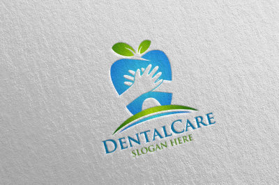 Dental Logo&2C; Dentist stomatology Logo Design 5