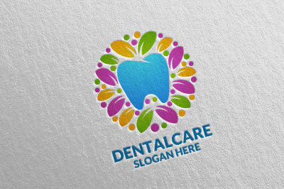 Dental Logo&2C; Dentist stomatology Logo Design 7