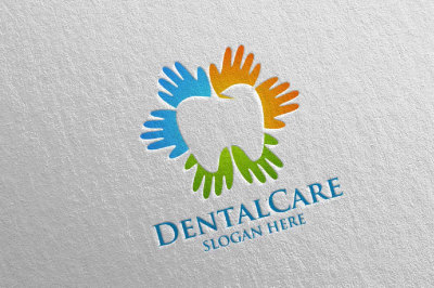 Dental Logo&2C; Dentist stomatology Logo Design 8