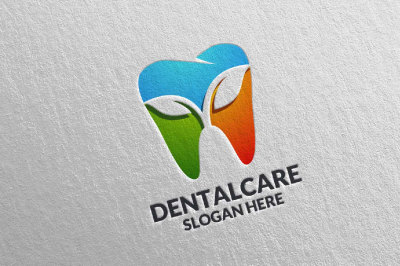 Dental Logo&2C; Dentist stomatology Logo Design 9