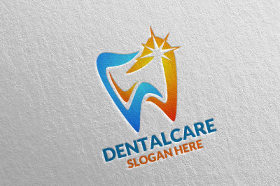 Dental Logo&2C; Dentist stomatology Logo Design 10