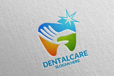 Dental Logo&2C; Dentist stomatology Logo Design 13