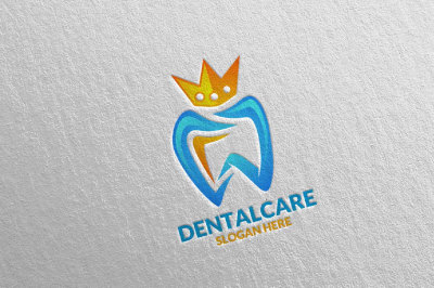 Dental Logo&2C; Dentist stomatology Logo Design 14