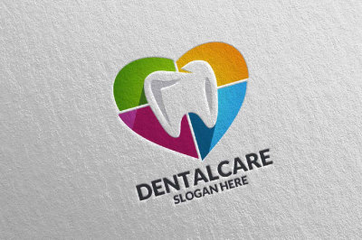 Dental Logo&2C; Dentist stomatology Logo Design 15