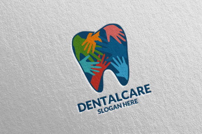 Dental Logo&2C; Dentist stomatology Logo Design 16