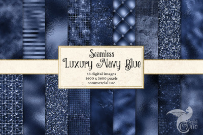 Luxury Navy Blue Textures