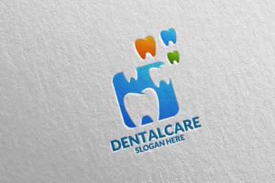 Dental Logo&2C; Dentist Stomatology Logo Design 23