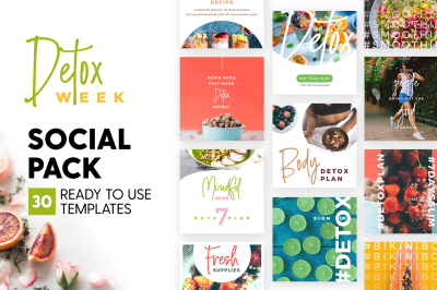 Detox Week - Social Pack