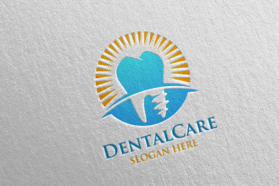 Dental Logo&2C; Dentist Stomatology Logo Design 26