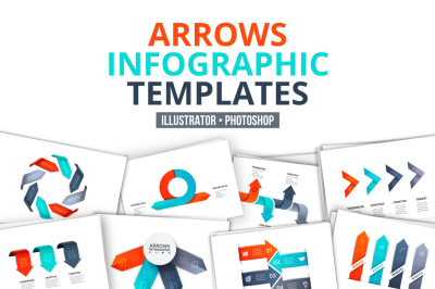 Arrows infographic templates