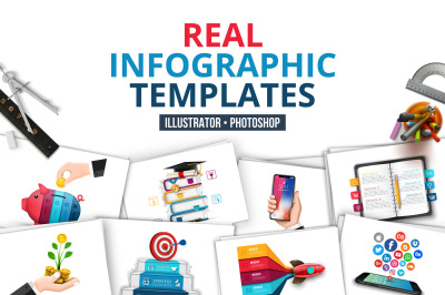 Real infographic templates
