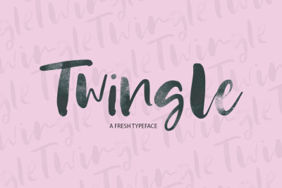 Twingle | Scrip + SVG Font