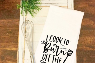 I Cook to Burn Off the Crazy SVG DXF EPS PNG Cut File • Cricut • Silho