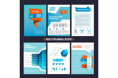 Design template of corporation annual report