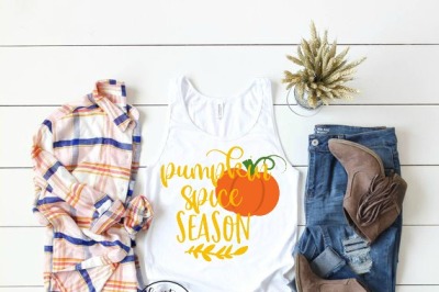 Pumpkin Spice Season SVG DXF EPS PNG Cut File • Cricut • Silhouette