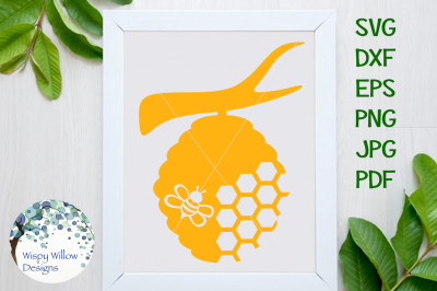 Bee Hive, Honey, Honeycomb, SVG/DXF/EPS/PNG/JPG/PDF