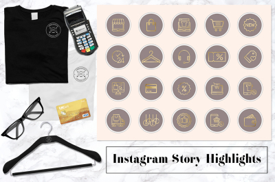 E-commerce Instagram Story Icons